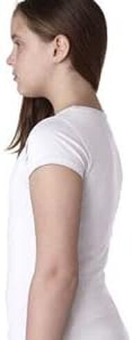 Next Level Girls Princess T-Shirt - White - L - (Style # N3710 - Original Label) in Saudi Arabia