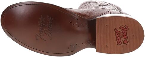 Tony Lama Mens Kirtland 12 Inch Lizard Round Toe Dress Boots Mid Calf - Brown - Size 9.5 EE in Saudi Arabia