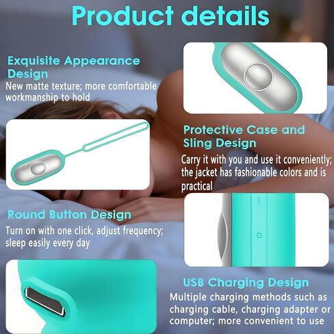 Portable Sleep Device, Handheld Palm Aid, Tools for Chill and Soothing The Mind and Body Cyan in Saudi Arabia