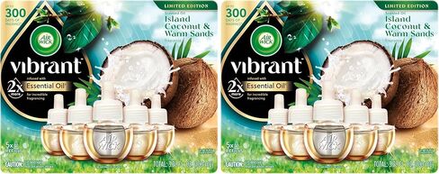 AIR WICK Scented Oil - Vibrant Refill Island Coconut & Warm Sands 5 ct. in Kuwait