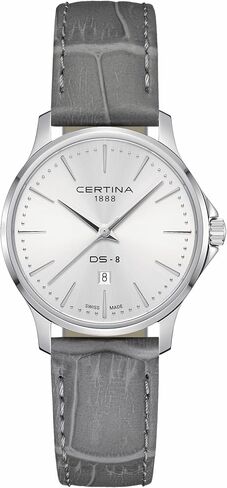 Certina, Womens, DS 8 Lady, 31, mm, Leather, Quartz, Precidrive, Watch, White, Leather, C0450101603100 in Saudi Arabia