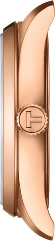 Tissot PR 100 34mm, Swiss Quartz Watch for Women, Stainless Steel with Rose Gold PVD Case, Brown Dial, T1502103329100 in Saudi Arabia