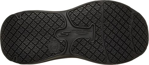 Skechers Men's Engineered Mesh Slip Resistant Max Cushioning Endeavour Lace Up Food Service Shoe in Saudi Arabia