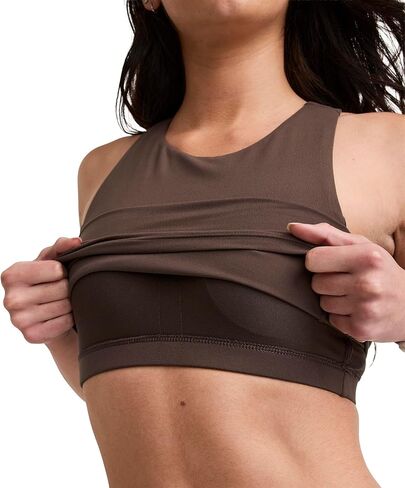 قميص Jockey النسائي Activewear EVERACTIVE Racerback قصير مع حمالة صدر مدمجة in Kuwait