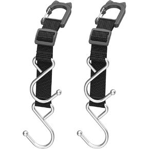 Purse Hook Holder for Car, Car Seat Headrest Hooks for Purses and Bags, Adjustable Hidden Metal Hooks for Car Handbag, Heavy Duty 100 lbs. (P1) in Kuwait