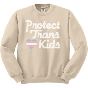 TeesAndTankYou Protect Trans Kids Sweatshirt Unisex in Kuwait