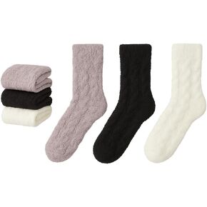 3 أزواج من الجوارب الغامضة للنساء، جورب نوم دافئ للشتاء in Kuwait