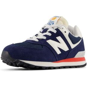 New Balance Kids 574 V1 70s Racing Lace-up Sneaker, Nb Navy/Slate Gray, 4.5 US Unisex Big in Kuwait