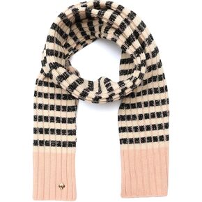 Kate Spade Women's Stripe Rib Scarf, Stylish & Lightweight Fashion Accessory for Everyday Styling in Kuwait