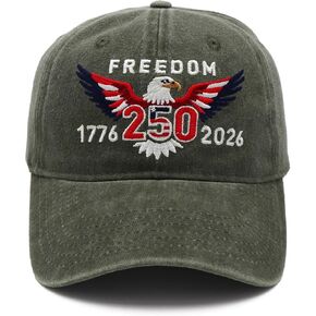 United States 250th Anniversary Hat,1776-2026 Eagle Embroidery Patriotic Baseball Cap,250 Anniversary USA Hat for Men Women in Saudi Arabia