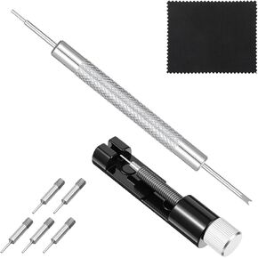 Watch Link Removal Kit, Pin Remover for Sizing Strap, Watch Band Tool for Watches Repair, Bracelet Adjustment, Replacement and Resizing, Watches Band Adjustment Tool Kit with Extra Replacement in Saudi Arabia