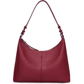 Shoulder Bag for Women Genuine Leather Hobo Purse Work Casual Crossbody Handbag with Two Adjustable Straps in Kuwait