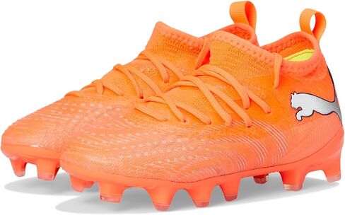 PUMA Kids Boys Future 9 Match Firm GroundArtificial Ground Soccer Cleats - Orange in Saudi Arabia