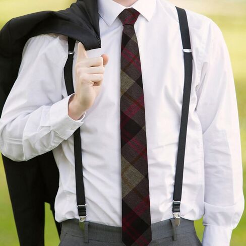 Mens Tie Cotton Skinny Ties for Men, Plaid Striped Men's Neckties Cashmere Wool Necktie for Business Wedding Party in Saudi Arabia