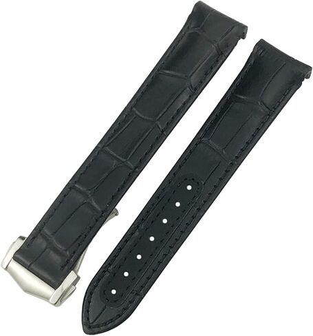 ل أوميغا غواص 300 أكوا تيرا AT150 جلد البقر حزام جلد طبيعي حزام الساعات 19 مللي متر 20 مللي متر 21 مللي متر 22 مللي متر منحني نهاية حزام (استيك) ساعة in Kuwait