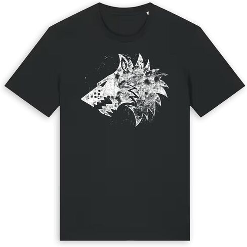 The Horus Heresy Space Wolves Battleworn Insignia T Shirt (Black, 2XL) in Saudi Arabia