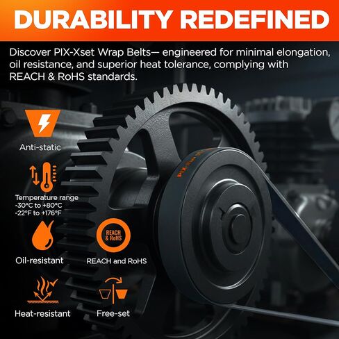 PIX - A24 / 4L260، حزام V، A/4L، 1/2 × 26 بوصة OC in Kuwait