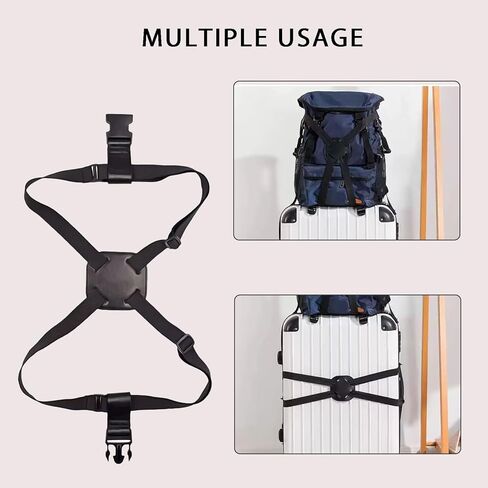 Luggage Straps and Bag Bungees – Elastic Travel Strap for Securing Suitcases and Adding Extra Bags – Easy to Use Design in Saudi Arabia