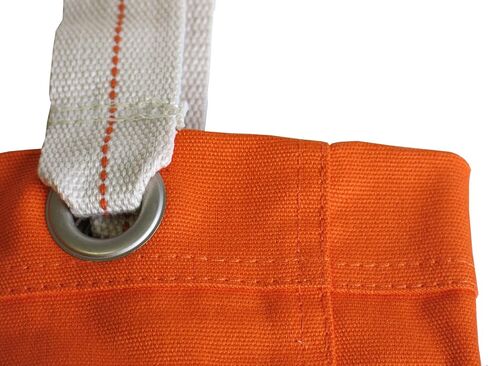 Broad Bay Cat Tote Bag RICH Dye Washed Orange COTTON CANVAS in Saudi Arabia