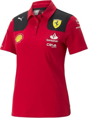 Scuderia Ferrari - Womens 2023 Team Polo - Red - Size: XL in Saudi Arabia