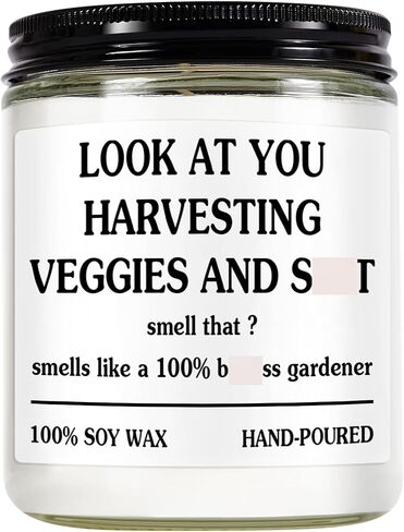 Gardening Gifts for Women - Unique Plant Lover Present, Funny Garden Gift, Relax Candle, Best Gift for Gardeners, Christmas Gifts Cool Plant Mom, Funny Garden, Growing Candle (Gardening) in Saudi Arabia