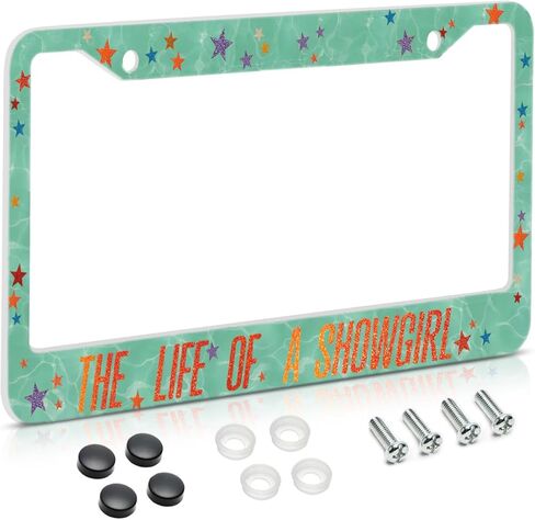 License Plate Frame for Car, Taylors Version Style Car Plate Frame with Screws for Standard Us Canada License Plate Holder, Stainless Steel Car Accessories 12x6 Inch in Saudi Arabia