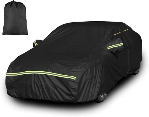 Car Cover Waterproof All Weather Custom Fit for Ford Mustang 1994-2025, 420D Oxford Full Outdoor Automtive Heavy Duty Covers Windproof Snowproof Dustproof UV Hail Protection Accessories in Kuwait