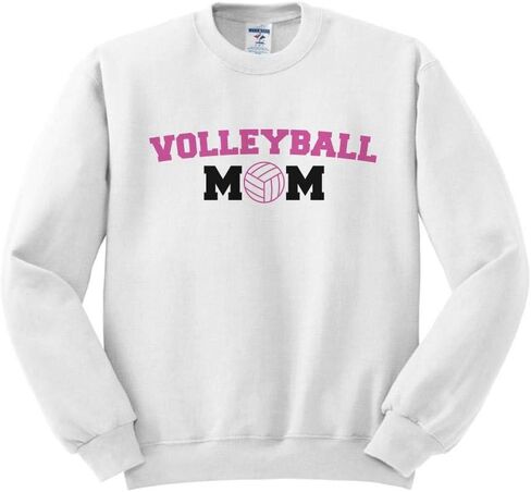 TeesAndTankYou Volleyball Mom Sweatshirt Unisex in Saudi Arabia