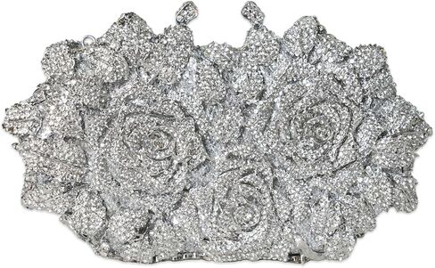 Handmade Bag Evening Bag Sparkly Clutch Purses for Women Wedding Glitter Rhinestone Party Prom Purse Dressy Clutch Bags in Saudi Arabia