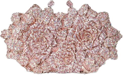 Handmade Bag Evening Bag Sparkly Clutch Purses for Women Wedding Glitter Rhinestone Party Prom Purse Dressy Clutch Bags in Saudi Arabia