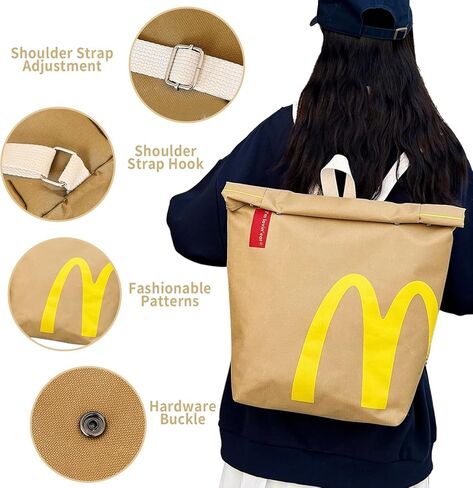 Funny Festival Gift Idea - Personalized Vintage Canvas Backpack, Large Capacity Retro Shoulder Bag for Camping, Travel or Daily Casual Use in Saudi Arabia