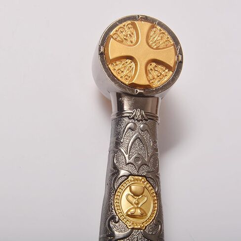 Stainless Steel Medieval Cross Crusader Knight Templar Sword for Collection, Cosplay, Display-32.9 Inch in Saudi Arabia