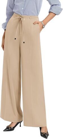 GRACE KARIN Wide Leg Dress Pants Women, 2026 High Waisted Work Pants, Business Casual Slacks Trousers with Pockets in Saudi Arabia