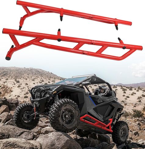 ELITEWILL RZR PRO XP Nerf Bars Rock Sliders Fit for 2020-2024 RZR PRO XP, RZR Turbo R and RZR Pro R Side Step Bumper Guard Tree Kickers Accessories Replace OEM#2889208-458 and 2889208-293, 2-Seater in Saudi Arabia