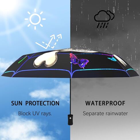 Automatic Halloween Gothic Skull Umbrella Flower Folding Compact Travel Inverted Umbrellas for Rain Windproof Portable Open Close Auto Sunshade Goth Parasol Umbrella for Sun UV Protection in Saudi Arabia