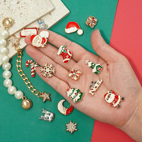 Christmas Shoe Charms, Holiday Noel Decorations for Shoes, Snowflake Gift Bow Snowman Tree Charms, Decorations Accessories for Clog Sandals, Birthday Party Gifts in Saudi Arabia