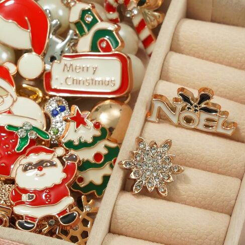 Christmas Shoe Charms, Holiday Noel Decorations for Shoes, Snowflake Gift Bow Snowman Tree Charms, Decorations Accessories for Clog Sandals, Birthday Party Gifts in Saudi Arabia