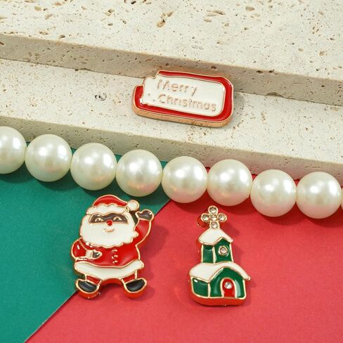 Christmas Shoe Charms, Holiday Noel Decorations for Shoes, Snowflake Gift Bow Snowman Tree Charms, Decorations Accessories for Clog Sandals, Birthday Party Gifts in Saudi Arabia