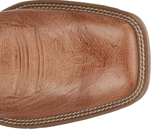Justin Roswell 11" Smooth Ostrich Men's Western Boots, Premium Leather, J-Flex Insole, Square Toe, Slip Resistant Outsole in Saudi Arabia