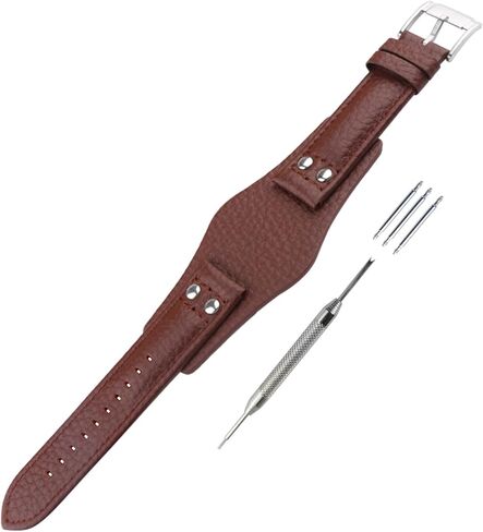 سوار ساعة جلدي متوافق مع Fossil 22mm CH2564 CH2565 CH2573 CH2574 CH2587 CH2592 حزام بديل للرجال والنساء، سوار ساعة Wirst، in Kuwait