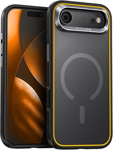 AOHI for iPhone 16 Pro Max Case Compatible with MagSafe, Military Grade Drop Protection Slim Magnetic Shockproof Phone Case for 6.9-Inch iPhone 16 Pro Max, Black in Kuwait