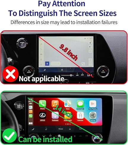 MaserWeller Car Phone Holder for 2022-2025 Lexus NX NX350 / NX350h / NX450h+ / NX450h+F Sport Accessories 14-Inch Screen Fixed Clip,360° Rotation Phone Mount Compatible with MagSafe, Cell Phone Holder in Saudi Arabia