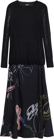 Desigual Women's Woman Knit Dress Long Sleeve in Saudi Arabia