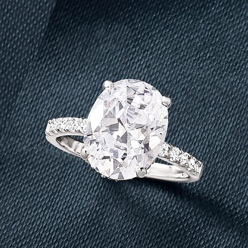 Ross-Simons 6.00 ct. t.w. CZ Ring in Sterling Silver in Saudi Arabia