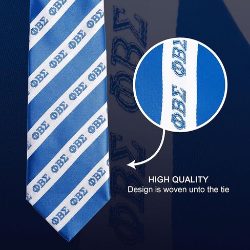 ربطة عنق Desert Cactus Phi Beta Sigma Phi Beta Sigma Fraternity اليونانية مناسبة رسمية 100% بوليستر مع شعار، مرخصة رسميًا (النمط E) in Saudi Arabia