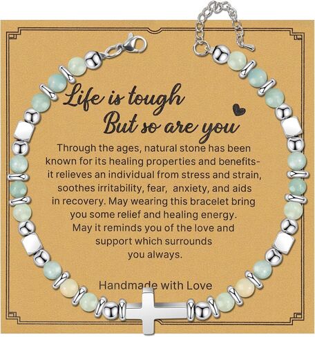 Cross Bracelet for Women, Christian Gifts for Women Confirmation Baptism Easter Gifts Unique Gift for Friends Mom Sister in Christ Niece Birthday Christmas in Saudi Arabia