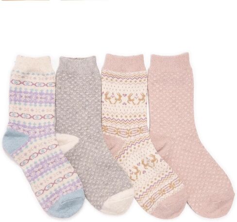مجموعة جوارب نسائية من MUK LUKS مكونة من 4 أزواج in Kuwait