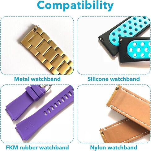 30 Pcs Stainless Steel Watch Replacement Band Pins Quick Release Spring Bars Watch Pins Strap Link Pin for Quick Release Watchbands (20, 22, 24 mm) in Saudi Arabia
