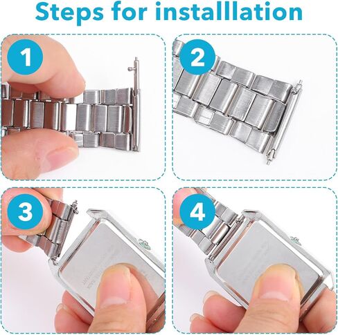 30 Pcs Stainless Steel Watch Replacement Band Pins Quick Release Spring Bars Watch Pins Strap Link Pin for Quick Release Watchbands (20, 22, 24 mm) in Saudi Arabia