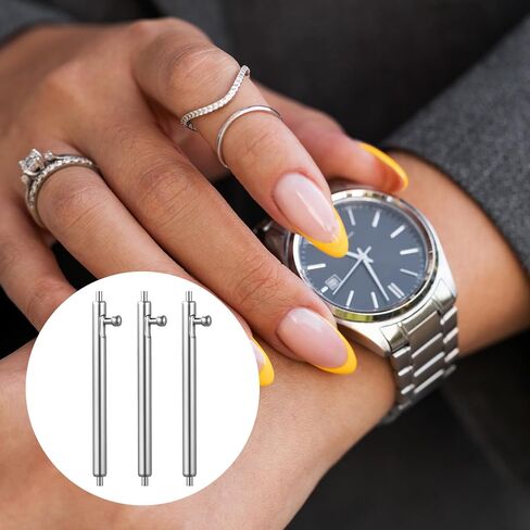 30 Pcs Stainless Steel Watch Replacement Band Pins Quick Release Spring Bars Watch Pins Strap Link Pin for Quick Release Watchbands (20, 22, 24 mm) in Saudi Arabia